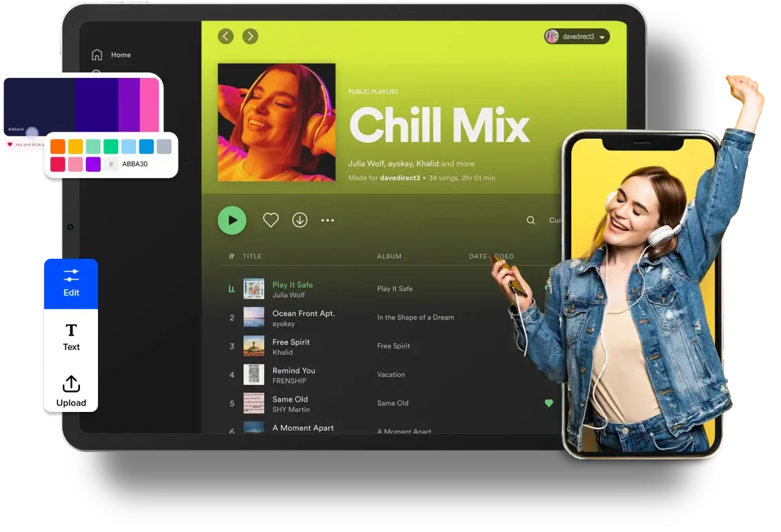 Create-Spotify-like-intuitive-engaging-interface