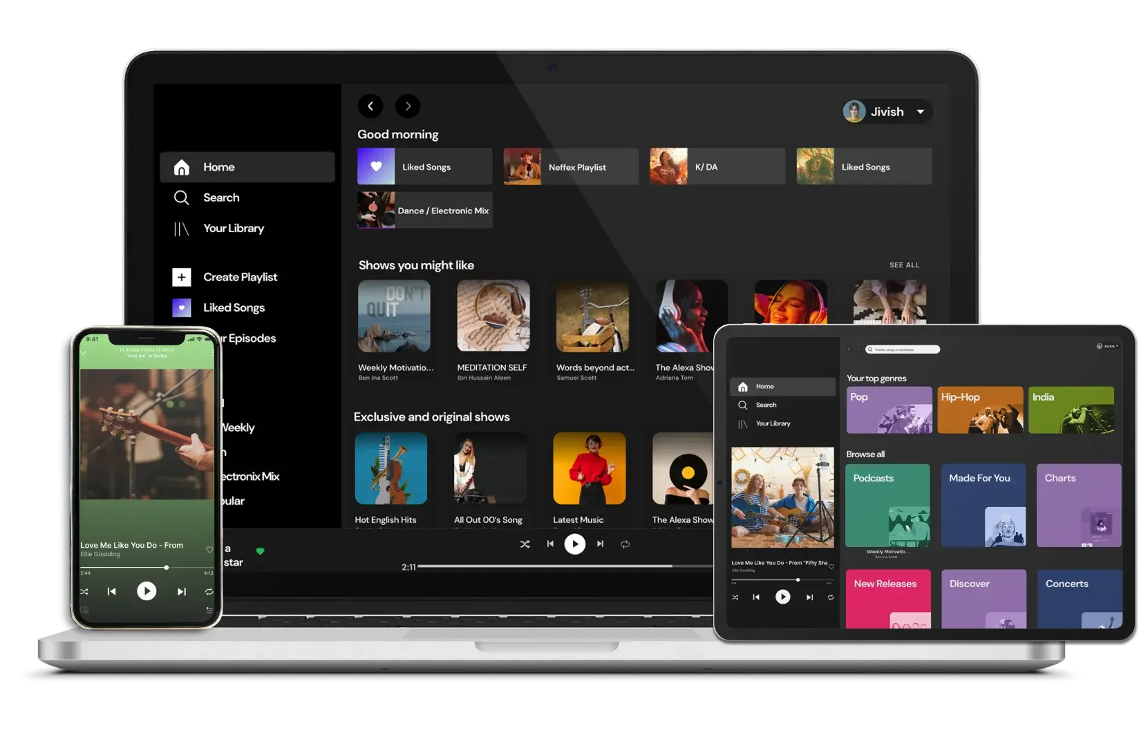 Develop-Your-Own-Spotify-Clone-App